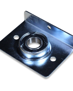 Bearing sheet hot-galvanized incl grooved ball bearing